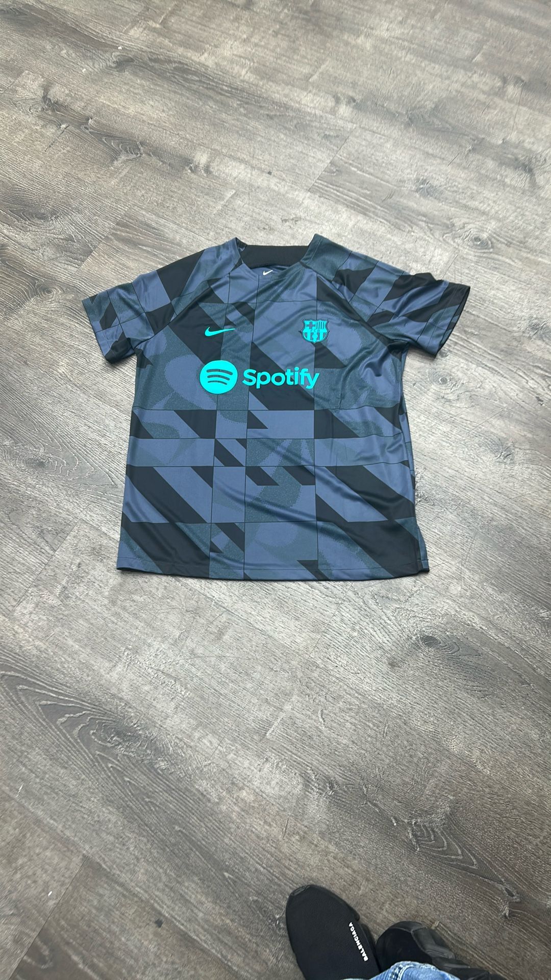 Men's Nike Navy Barcelona 2023/24 Academy Pro Pre-Match Top