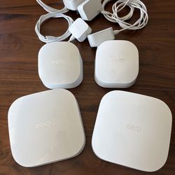 eero Pro 6 wifi routers and extenders with Ethernet switches