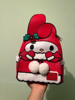 Loungefly Sanrio holiday my melody mini backpack