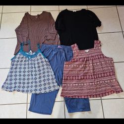 Lot Of 5 Size 2X Women's 4 Top+Capri. 89th Madison,2 Coldwater Creek,Secret Treasures 