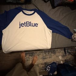 Men’s Or Unisex Baseball Shirt jetBlue XXL