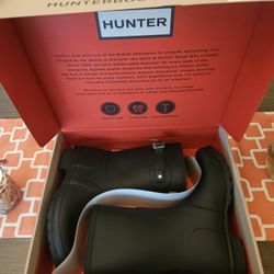 NEW Hunter Women's Short Original Rain Boot Black Size 10 - get em While You Can!!!