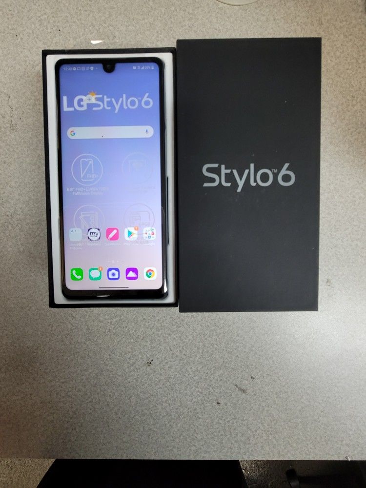 Lg Stylo 6 Brand New Sealed Tmobile 64 Gb Unlock For All Carriers Including Metropcs