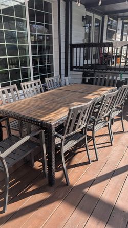 8 Chairs Patio Set