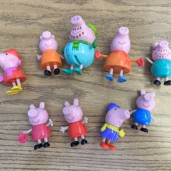 Mini Peppa Pig Figures