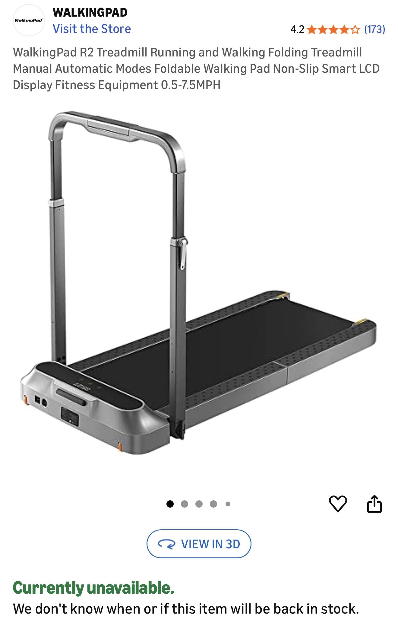 WalkingPad R2 Treadmill Running and Walking Pad