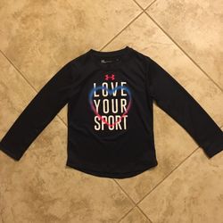 NWOT Under Armour Girls T-shirt size 4
