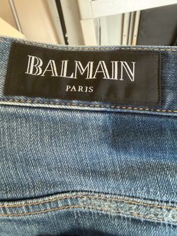 Balmain ripped jeans size 36