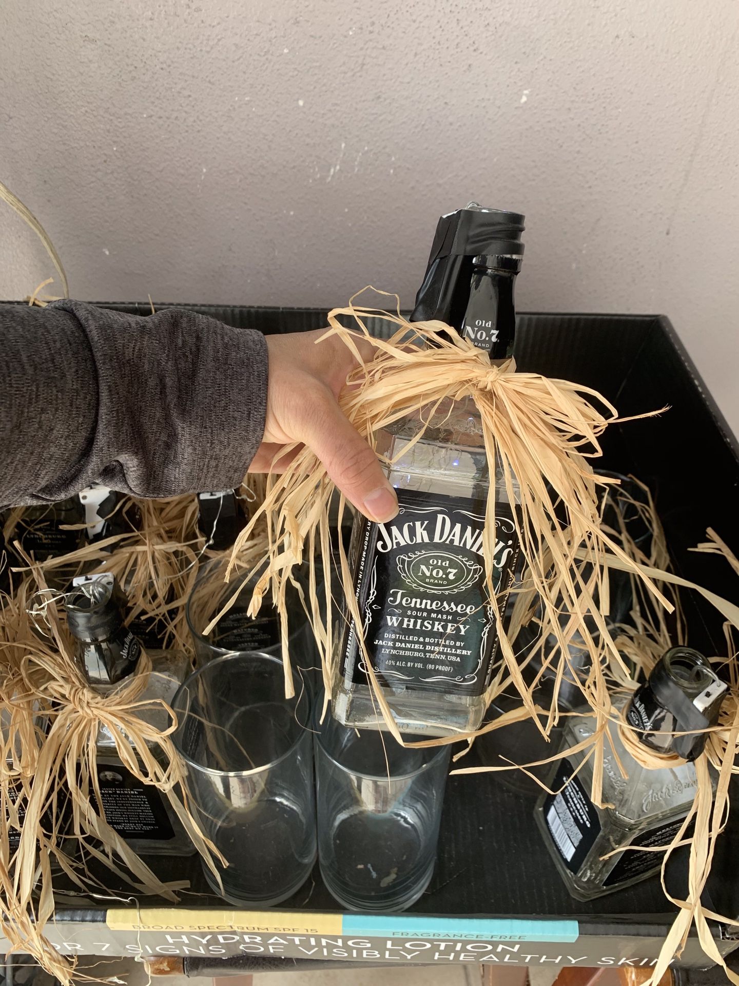 Jack Daniels light up centerpiece
