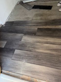 Grey offset color vinyl flooring