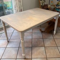 Table With Flip Up Leaf & Chairs