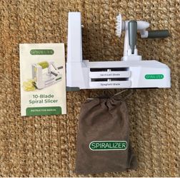 NEW SPIRALIZER 10 BLADE SPIRAL SLICER  Vegetable Spiralizer