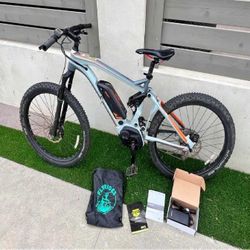 High-Performance Electric Bicycle – Green and Reliable Transportation side operation