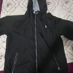 U.S Polo Assn Black Wind Breaker 