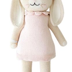 cuddle + kind Hannah The Bunny Blush Hand-Knit Doll