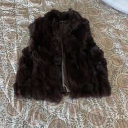 Rabbit fur Vest