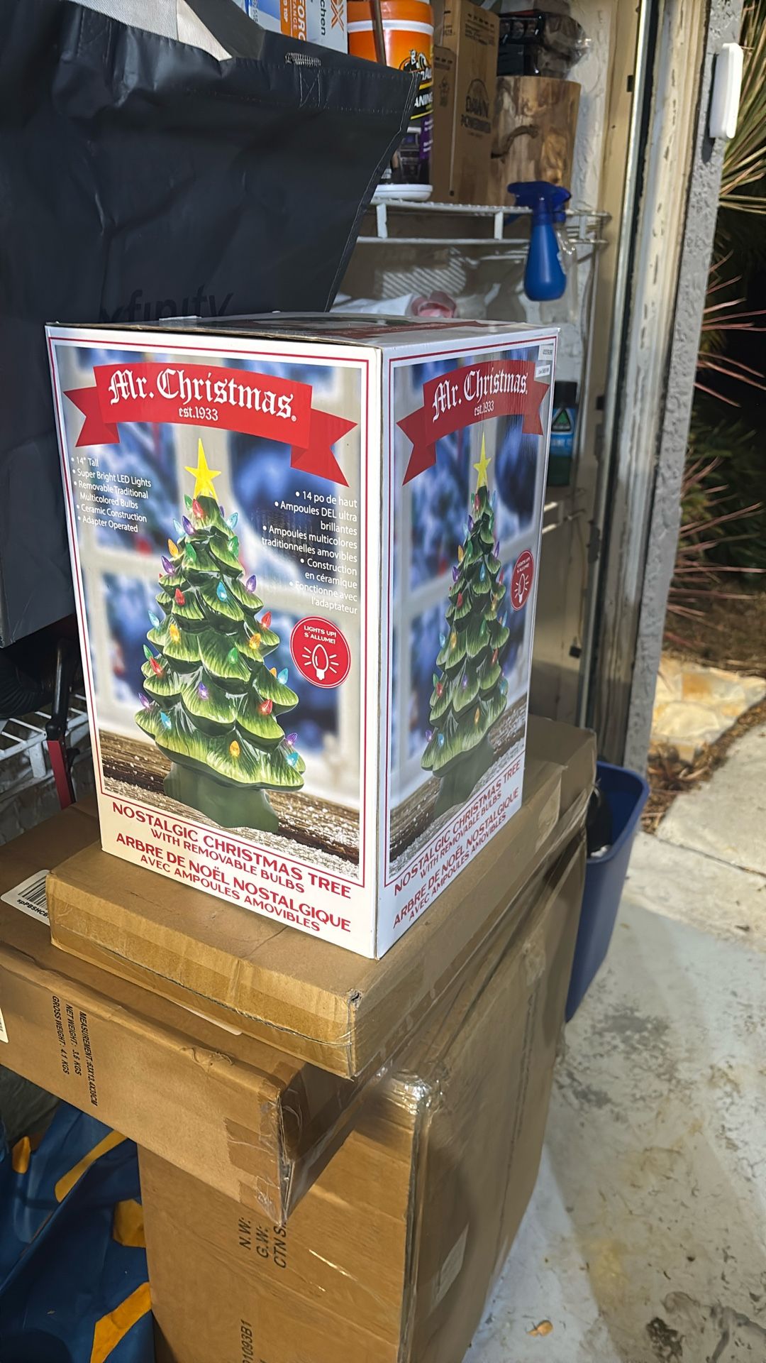 Mr. Christmas Nostalgic Christmas Tree 14 Inches Tall