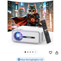 Smart Projector with WiFi and Bluetooth