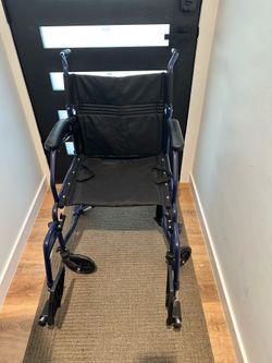 Wheelchair Foldable Push Transport New