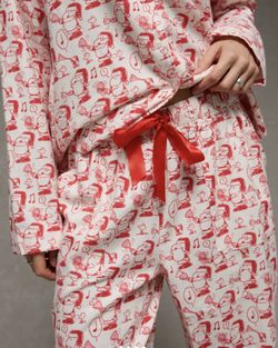 American Eagle Snoopy Flannel PJ Set