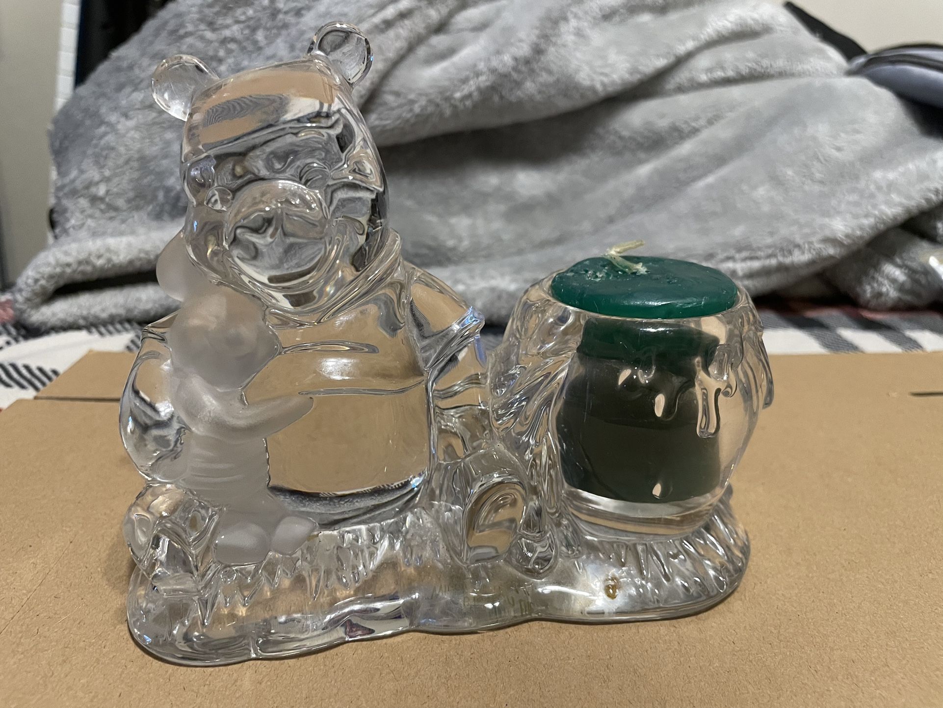 Disney Winnie The Pooh Lenox Crystal Candle Holder