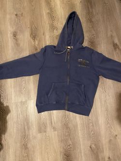 Navy blue Hollister zip up size medium