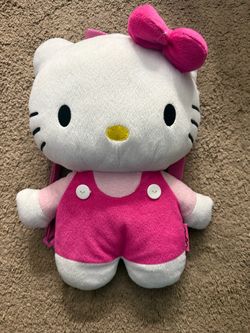 Hello kitty plush backpack