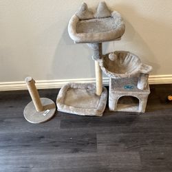 Cat Tree And Toy 