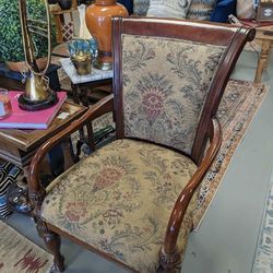 Pair Of Ornate Tapestry Chairs