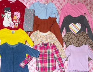 Girls 4T long-sleeve shirts