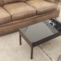 3 Seater Leather Sofa 