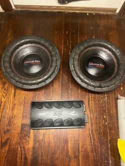 American bass speaker and 2500 Audiopipe