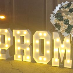 Prom Letter Lights