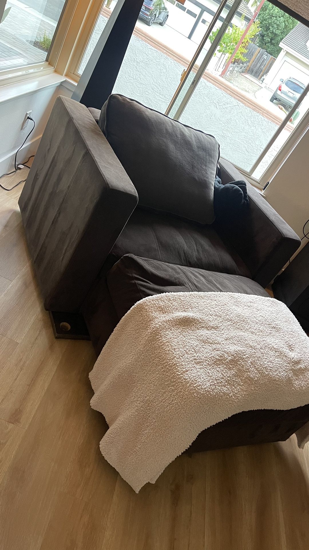 LoveSac Couches Velvet chocolate for Sale in San Jose, CA OfferUp