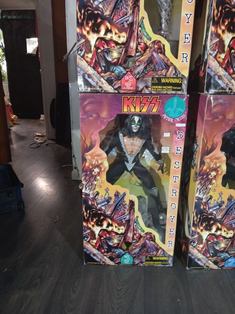 24in Kiss Destroyer Dolls Set 1998 Series