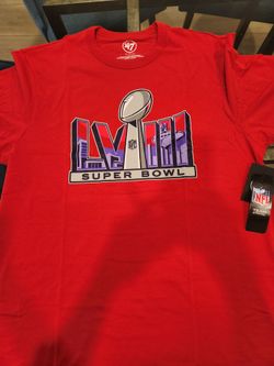 Brand New Official 47 Brand Super Bowl 58 LVIII Tshirt Size XL. Tags Attached