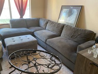 Grey sectional