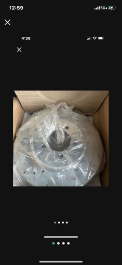 Lincoln Aviator Drilled Slotted Brake Rotors