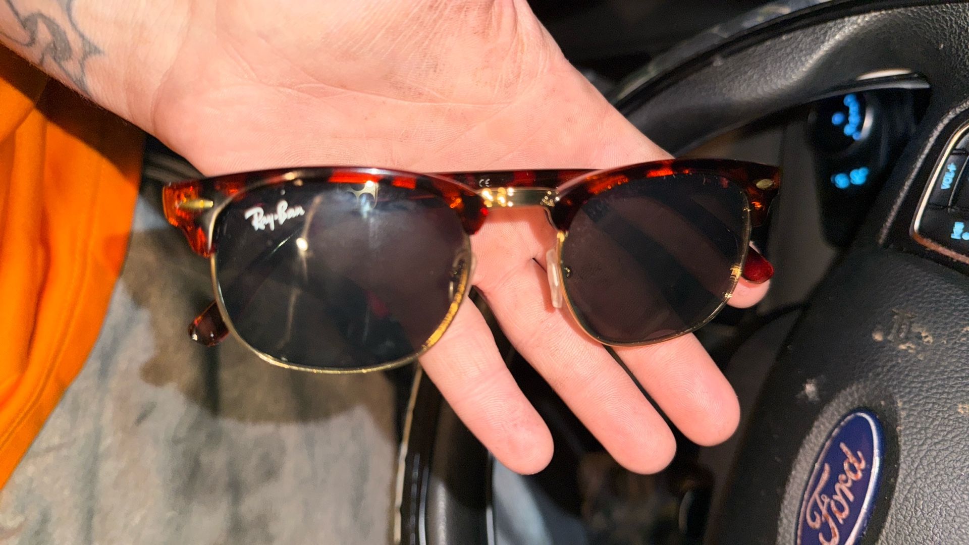 Rayban Clubmaster 3016 Polarized Sunglasses