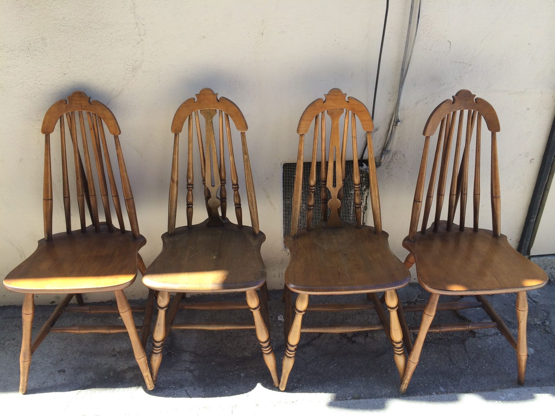 Vintage Wood Chairs