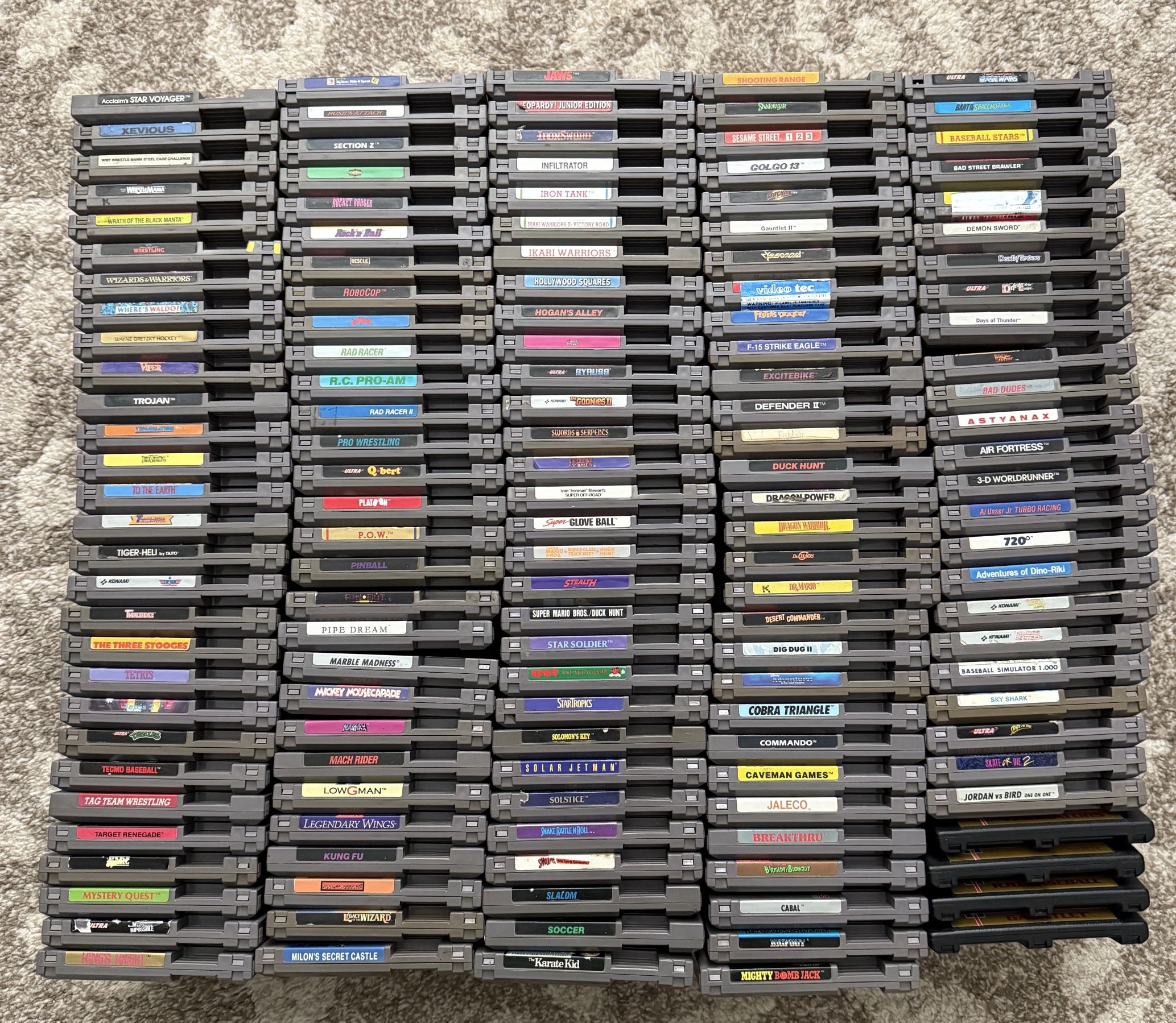 Nintendo Nes Games 10 Each