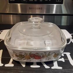 Rare Corning Ware 1970s Spice Of Life Pattern Set Of 4 With Originallids' 