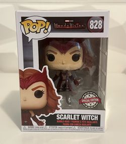 Marvel's WandaVision Scarlet Witch Flying Funko POP! Vinyl with a Funko Pop!
