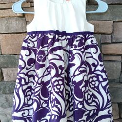 ❤️ GYMBOREE, Little Girls Purple 💜 Party Dress with a Twirl Skirt! 🎉 Size: 5T