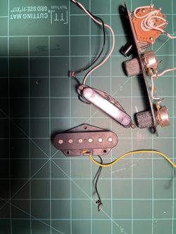 Telecaster Pickups + Control Plate