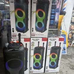 Bluetooth Big Party Speaker With 2 Microphones 