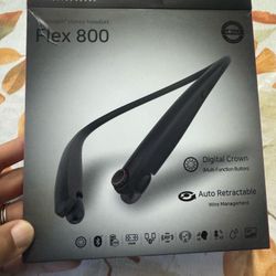 Flex 800, Bluetooth Retractable Neckband, Around The Neck Headphones