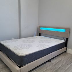 NEW FULL-SIZE MATTRESS AND BOX SPRING - 2PC