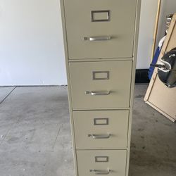 Four Drawer File Cabinet