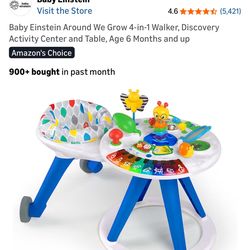 Baby standing activity center